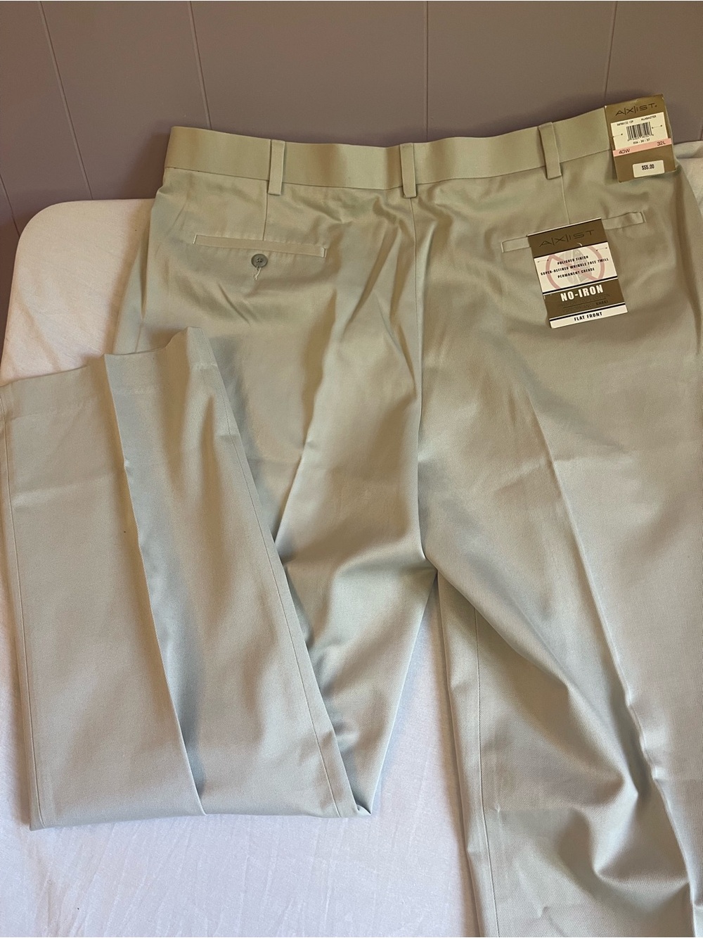 Axist Men’s Chinos - Light Khaki No -Iron - Picture 14 of 16